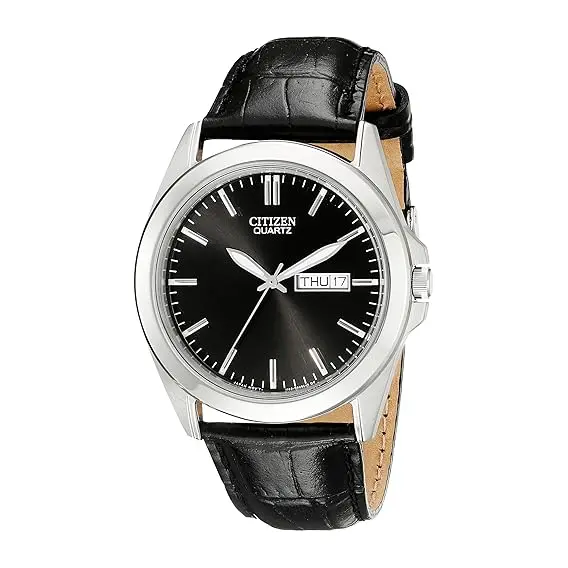 Citizen Quartz Mens Watch, Stainless Steel black