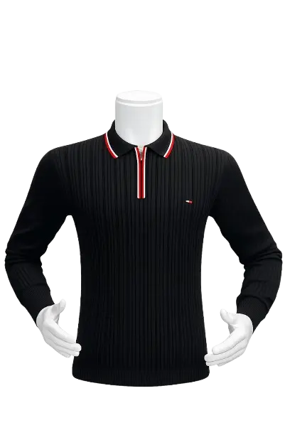 قميص بأكمام طويلة (tommy hilfiger ) PL01 سحاب  