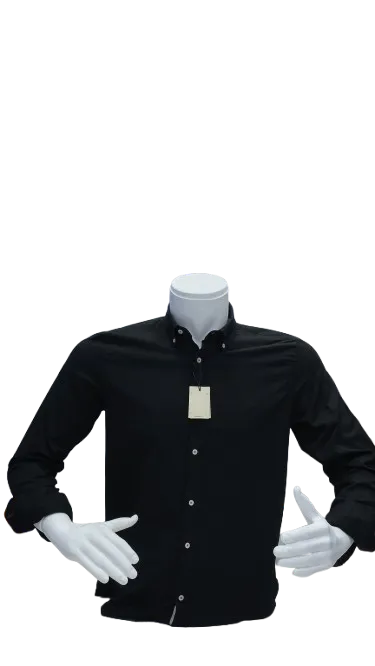 Long sleeve shirt (BUFFON) LMG19 (Black, S)