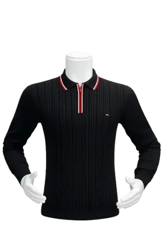 قميص بأكمام طويلة (tommy hilfiger ) PL01 سحاب  
