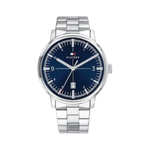 Tommy Hilfiger Blue Dial Stainless