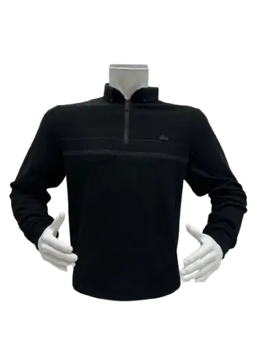 قميص بأكمام طويلة (02LACOSTE) PL01 شتوي سحاب 